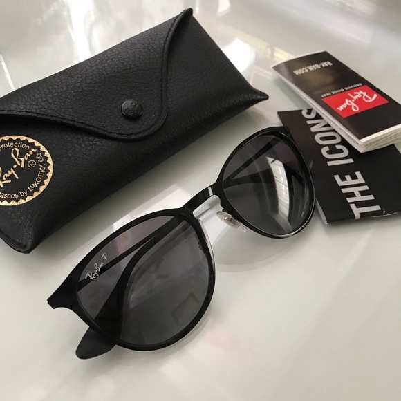 Ray Ban Accessories Ray Ban Erika Classic Black Women Sunglasses Poshmark